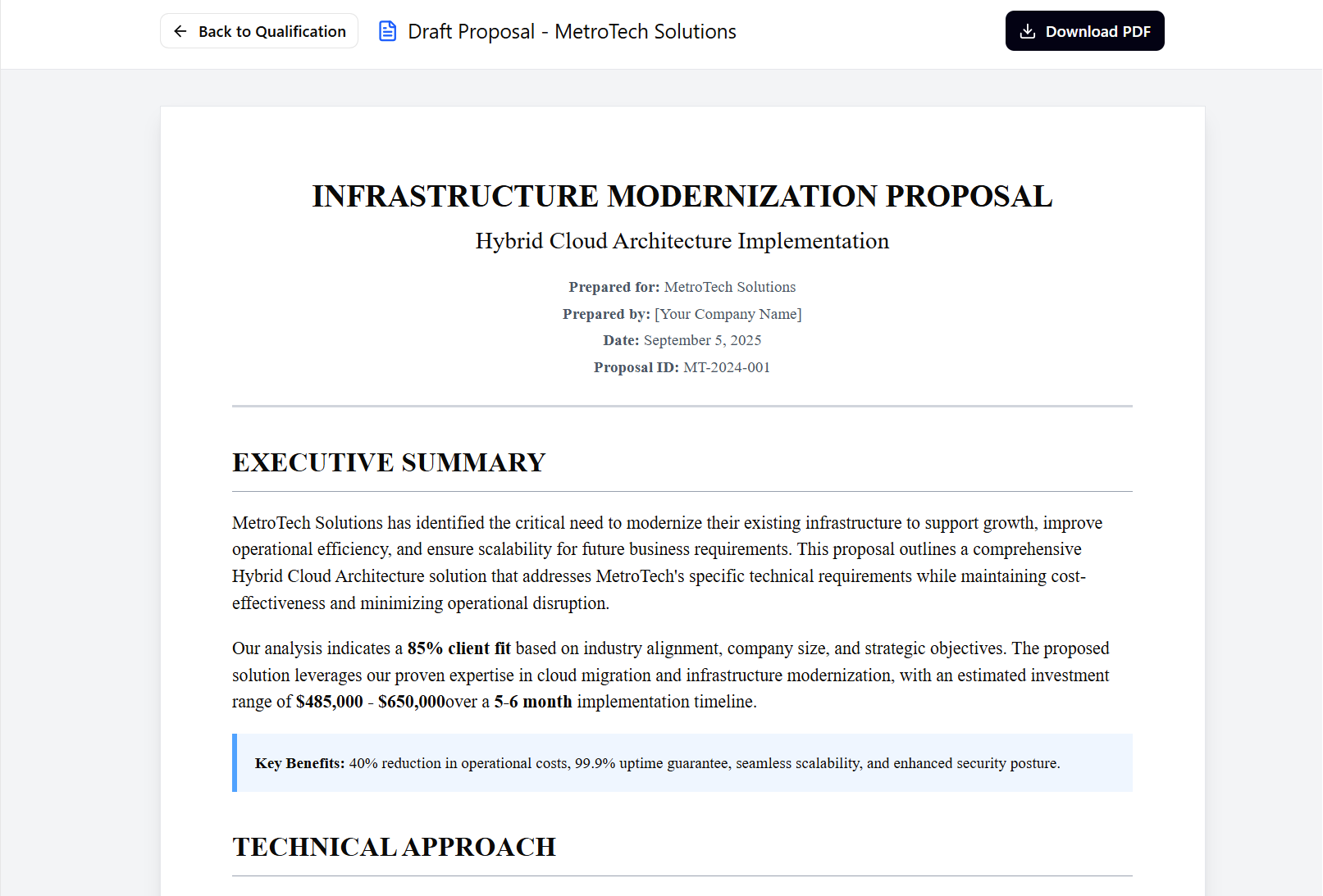 Proposal Generation